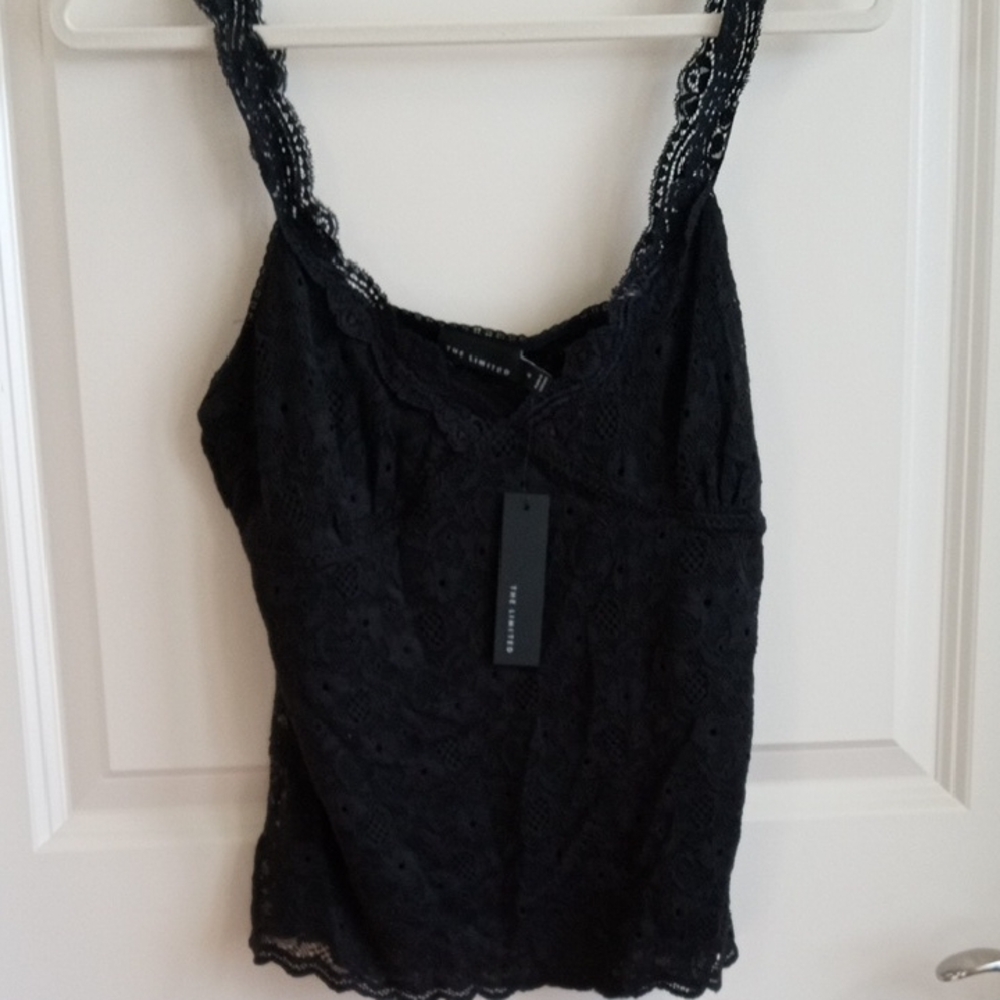 The Limited Black Lace Camisole
